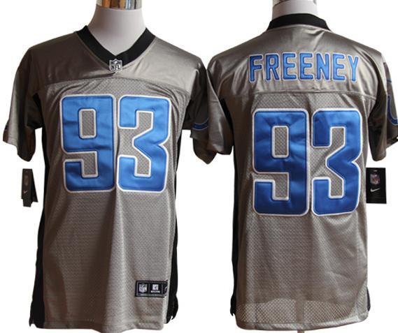 Nike Indianapolis Colts 93# Dwight Freeney Grey Shadow NFL Jerseys Cheap