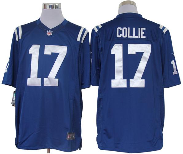 Nike Indianapolis Colts 17 Austin Collie Blue Game LIMITED NFL Jerseys Cheap
