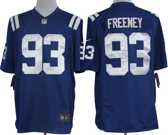 Nike Indianapolis Colts 93# Dwight Freeney Blue Game LIMITED NFL Jerseys Cheap