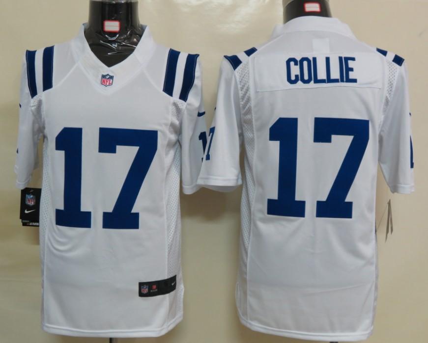 Nike Indianapolis Colts 17 Collie White Game LIMITED NFL Jerseys Cheap