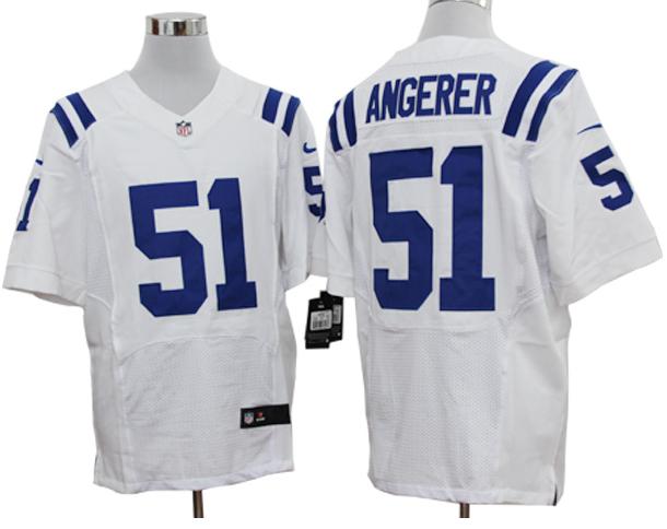 Nike Indianapolis Colts 51# Pat Angerer White Elite Nike NFL Jerseys Cheap