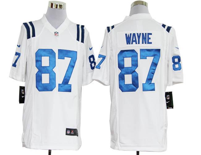 Nike Indianapolis Colts 87 Reggie Wayne White Game Nike NFL Jerseys Cheap