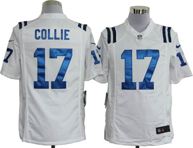 Nike Indianapolis Colts 17 Austin Collie White Game Nike NFL Jerseys Cheap