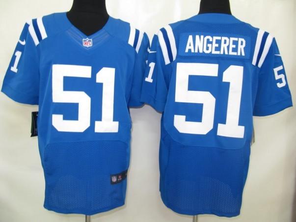 Nike Indianapolis Colts 51# Pat Angerer Blue Elite Nike NFL Jerseys Cheap