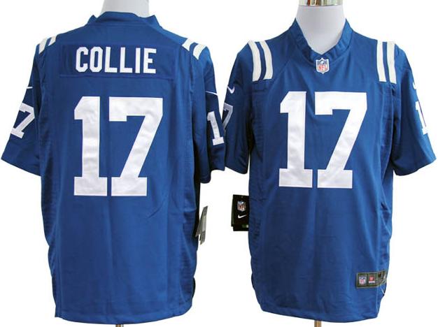 Nike Indianapolis Colts 17 Austin Collie Blue Game Nike NFL Jerseys Cheap