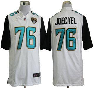 Nike Jacksonville Jaguars 76 Luke Joeckel White Game 2013 New Style Jersey Cheap