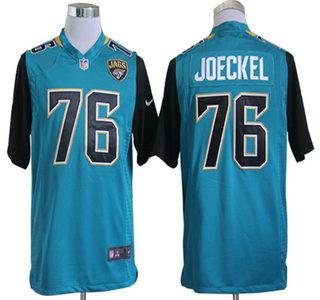 Nike Jacksonville Jaguars 76 Luke Joeckel Green Game 2013 New Style Jersey Cheap