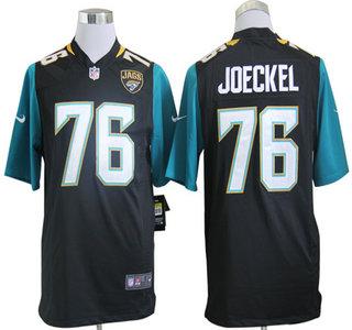 Nike Jacksonville Jaguars 76 Luke Joeckel Black Game 2013 New Style Jersey Cheap