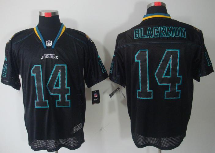 Nike Jacksonville Jaguars 14# Justin Blackmon Lights Out Black NFL Jerseys Cheap