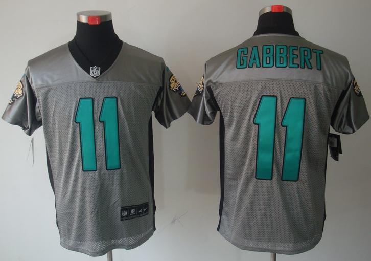 Nike Jacksonville Jaguars 11# Blaine Gabbert Grey Shadow NFL Jerseys Cheap