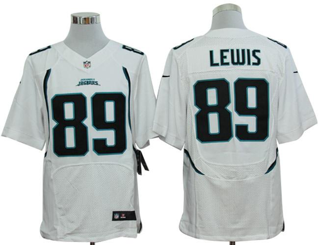 Nike Jacksonville Jaguars 89# Marcedes Lewis White Elite Nike NFL Jerseys Cheap