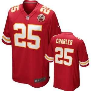 Nike Kansas City Chiefs 25 Jamaal Charles Red Game NFL Jersey Cheap