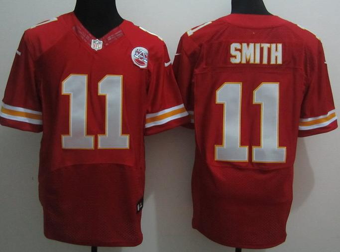 Nike Kansas City Chiefs #11 Alex Smith Red Elite NFL Jerseys Cheap