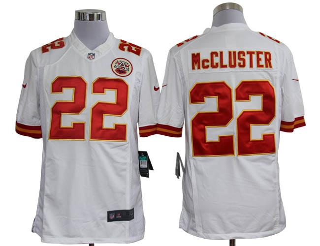 Nike Kansas City Chiefs 22# Dexter McCluster White Game LIMITED NFL Jerseys Cheap
