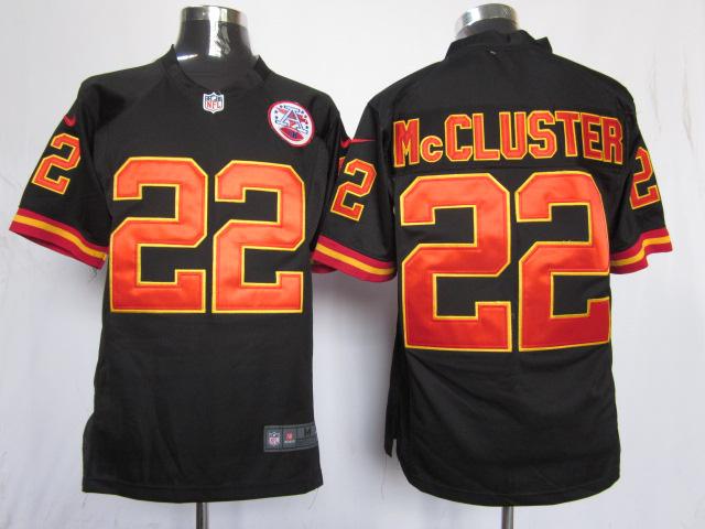 Nike Kansas City Chiefs 22# Dexter McCluster Black Game Nike NFL Jerseys Cheap