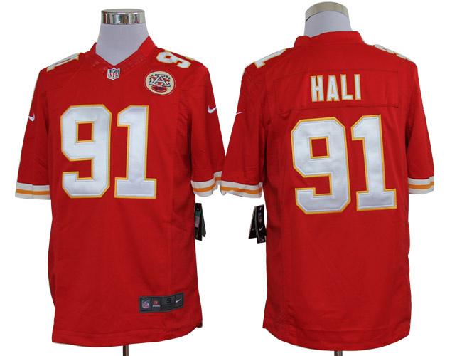 Nike Kansas City Chiefs 91 Tamba Hali Red Game LIMITED NFL Jerseys Cheap