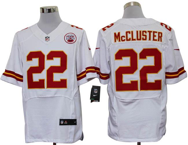 Nike Kansas City Chiefs 22# Dexter McCluster White Elite Nike NFL Jerseys Cheap