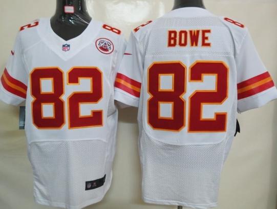 Nike Kansas City Chiefs 82# Dwayne Bowe White Elite Nike NFL Jerseys Cheap