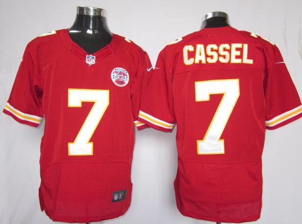 Nike Kansas City Chiefs 7# Matt Cassel Red Elite Nike NFL Jerseys Cheap