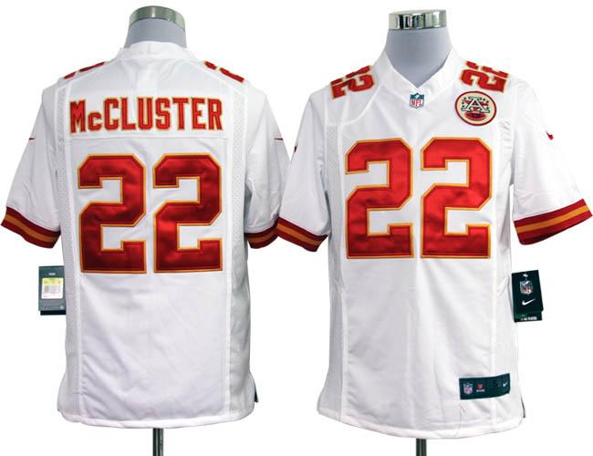 Nike Kansas City Chiefs 22# Dexter McCluster White Game Nike NFL Jerseys Cheap