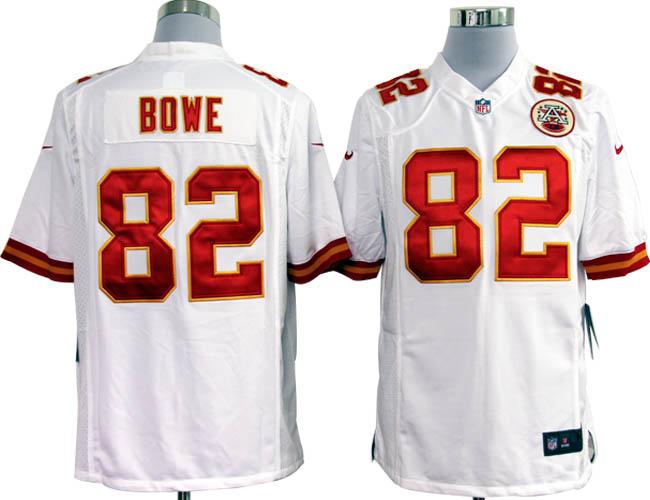 Nike Kansas City Chiefs 82# Dwayne Bowe White Game Nike NFL Jerseys Cheap