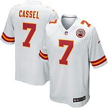 Nike Kansas City Chiefs 7# Matt Cassel White Nike NFL Jerseys Cheap