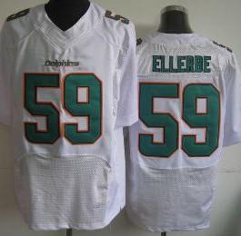 Nike Miami Dolphins 59 Dannell Ellerbe Elite White NFL Jersey Cheap