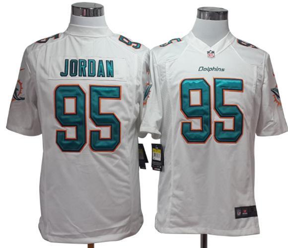 Nike Miami Dolphins 95 Dion Jordan White Game NFL Jerseys 2013 New Style Cheap