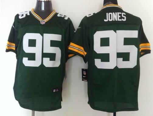 Nike Green Bay Packers 95 Datone Jones Green Elite Jerseys Cheap