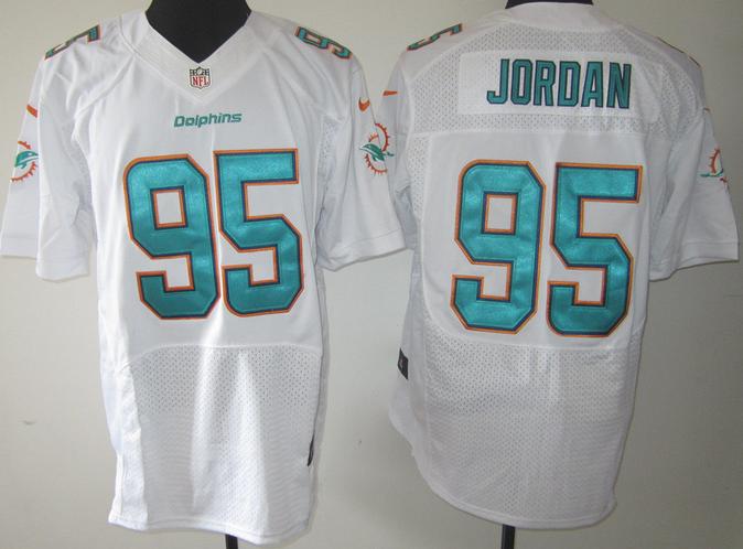 Nike Miami Dolphins 95 Dion Jordan White Elite NFL Jerseys 2013 New Style Cheap