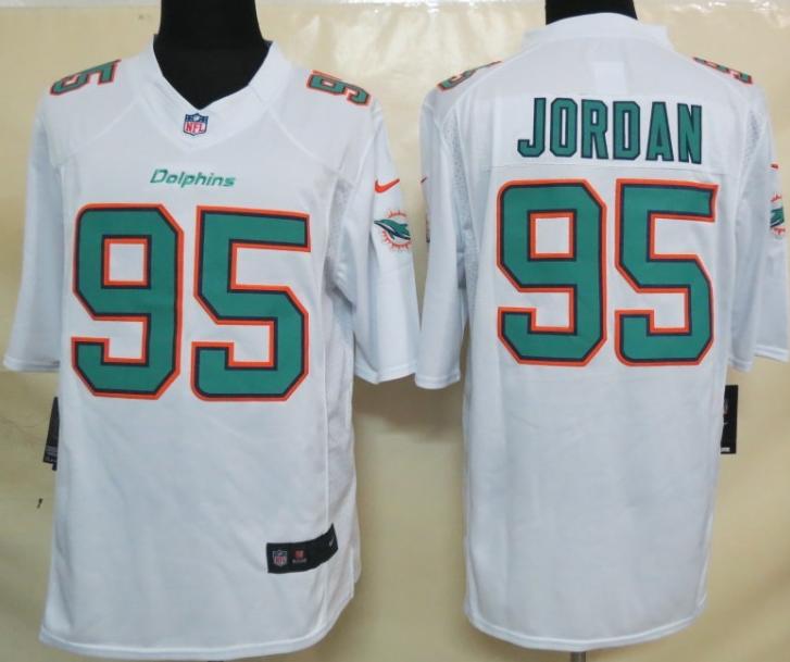 Nike Miami Dolphins 95 Dion Jordan White Limited NFL Jerseys 2013 New Style Cheap