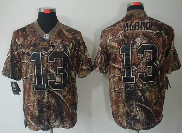 Nike Miami Dolphins 13 Dan Marino Camo Realtree NFL Jersey Cheap