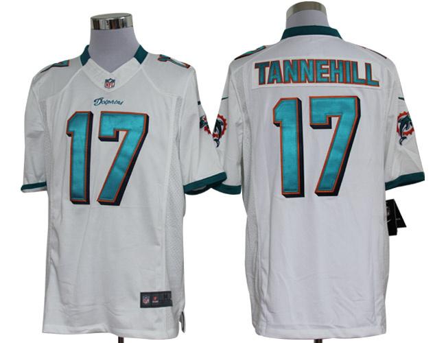 Nike Miami Dolphins 17# Ryan Tannehill White Game LIMITED NFL Jerseys Cheap