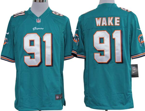 Nike Miami Dolphins 91 Cameron Wake Green Game Nike NFL Jerseys Cheap