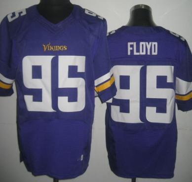 Nike Minnesota Vikings 95 Sharrif Floyd Purple Elite NFL Jerseys Cheap
