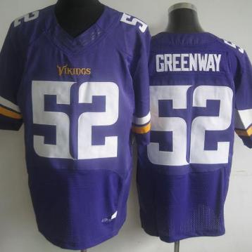 Nike Minnesota Vikings 52 Chad Greenway Elite Purple NFL Jerseys Cheap