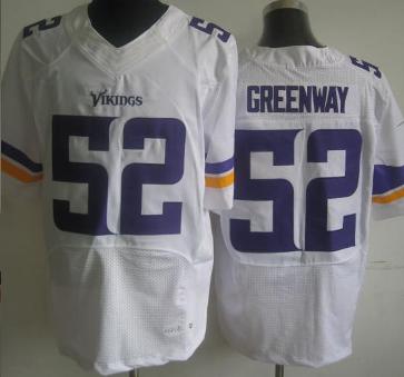 Nike Minnesota Vikings 52 Chad Greenway Elite White NFL Jerseys Cheap