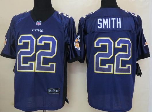 Nike Minnesota Vikings 22 Harrison Smith Purple Drift Fashion Elite NFL Jerseys Cheap