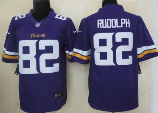 Nike Minnesota Vikings 82 Kyle Rudolph Purple Limited NFL Jersey Cheap