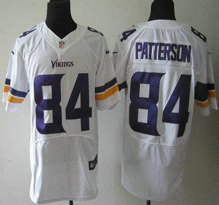 Nike Minnesota Vikings 84 Cordarrelle Patterson White Elite NFL Jerseys 2013 New Style Cheap