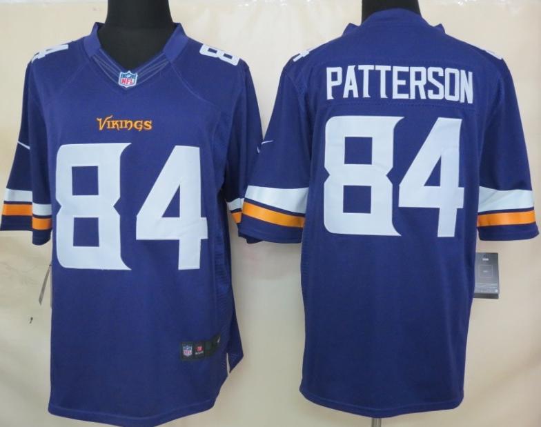 Nike Minnesota Vikings 84 Cordarrelle Patterson Purple Limited NFL Jerseys 2013 New Style Cheap