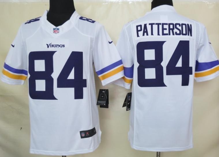 Nike Minnesota Vikings 84 Cordarrelle Patterson White Limited NFL Jerseys 2013 New Style Cheap