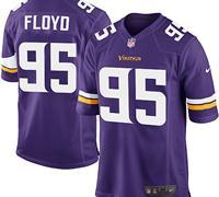 Nike Minnesota Vikings 95 Sharrif Floyd Purple Game NFL Jerseys 2013 New Style Cheap
