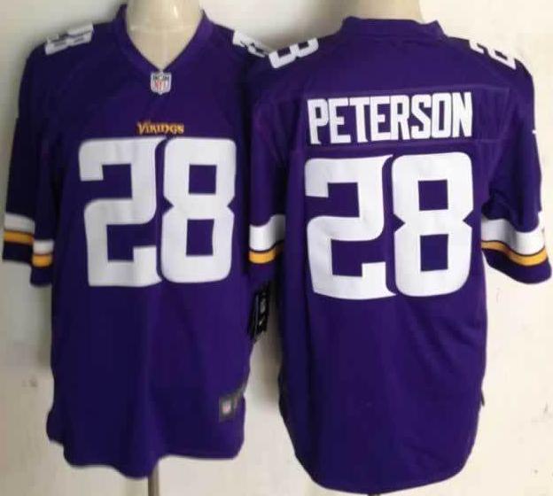 Nike Minnesota Vikings 28 Adrian Peterson Purple Game NFL Jerseys 2013 New Style Cheap