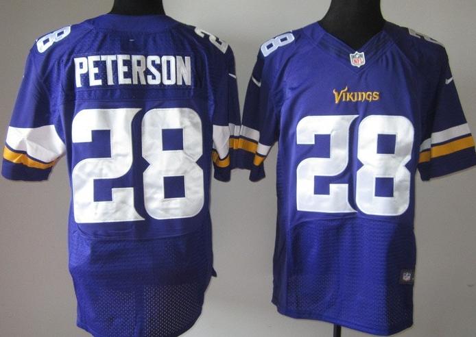 Nike Minnesota Vikings 28 Adrian Peterson Purple Elite NFL Jerseys 2013 New Style Cheap