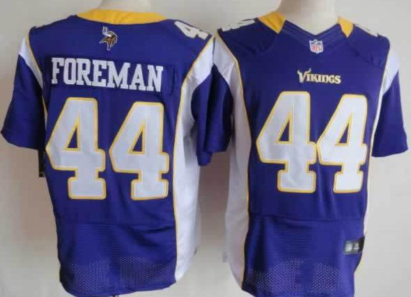 Nike Minnesota Vikings 44 Chuck Foreman Purple Elite NFL Jerseys Cheap
