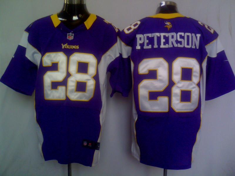 Nike Minnesota Vikings 28# Adrian Peterson Purple Elite Nike NFL Jerseys Cheap