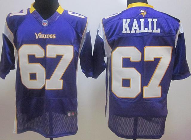 Nike Minnesota Vikings #67 Matt Kalil Purple Nike NFL Jerseys Cheap