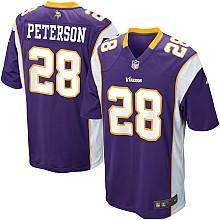 Nike Minnesota Vikings 28# Adrian Peterson Purple Nike NFL Jerseys Cheap