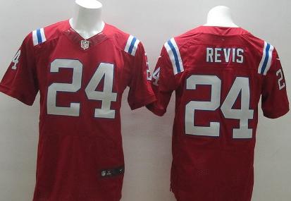Nike New England Patriots 24 Darrelle Revis Red Elite NFL Jerseys Cheap
